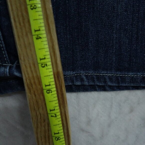 Earl Capri Jeans Women's Sz 10 Blue Denim Mid Rise Cotton Stretch Regular Fit - Picture 4 of 9